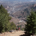 View Down from Above False Summit