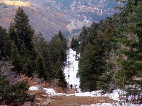 Manitou Incline Mid February 2012