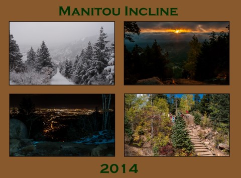 Manitou Incline Calendar 2014 Cover
