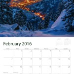 Manitou Incline Calendar Sample February 2016
