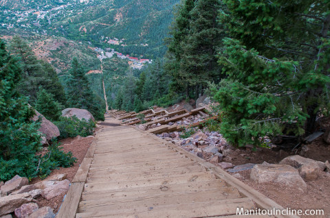 Looking Down Manitou Incline