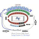 Falcon Stadium Challenge Course